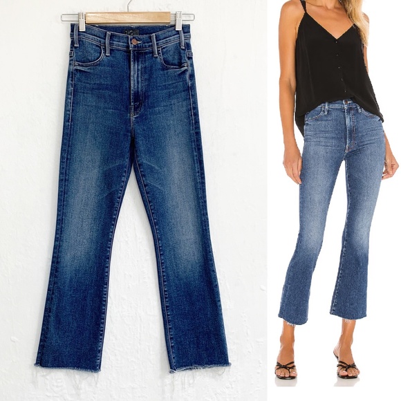 MOTHER Denim - Mother The Hustler Ankle Fray Jean in Satisfaction Guaranteed Sz 25